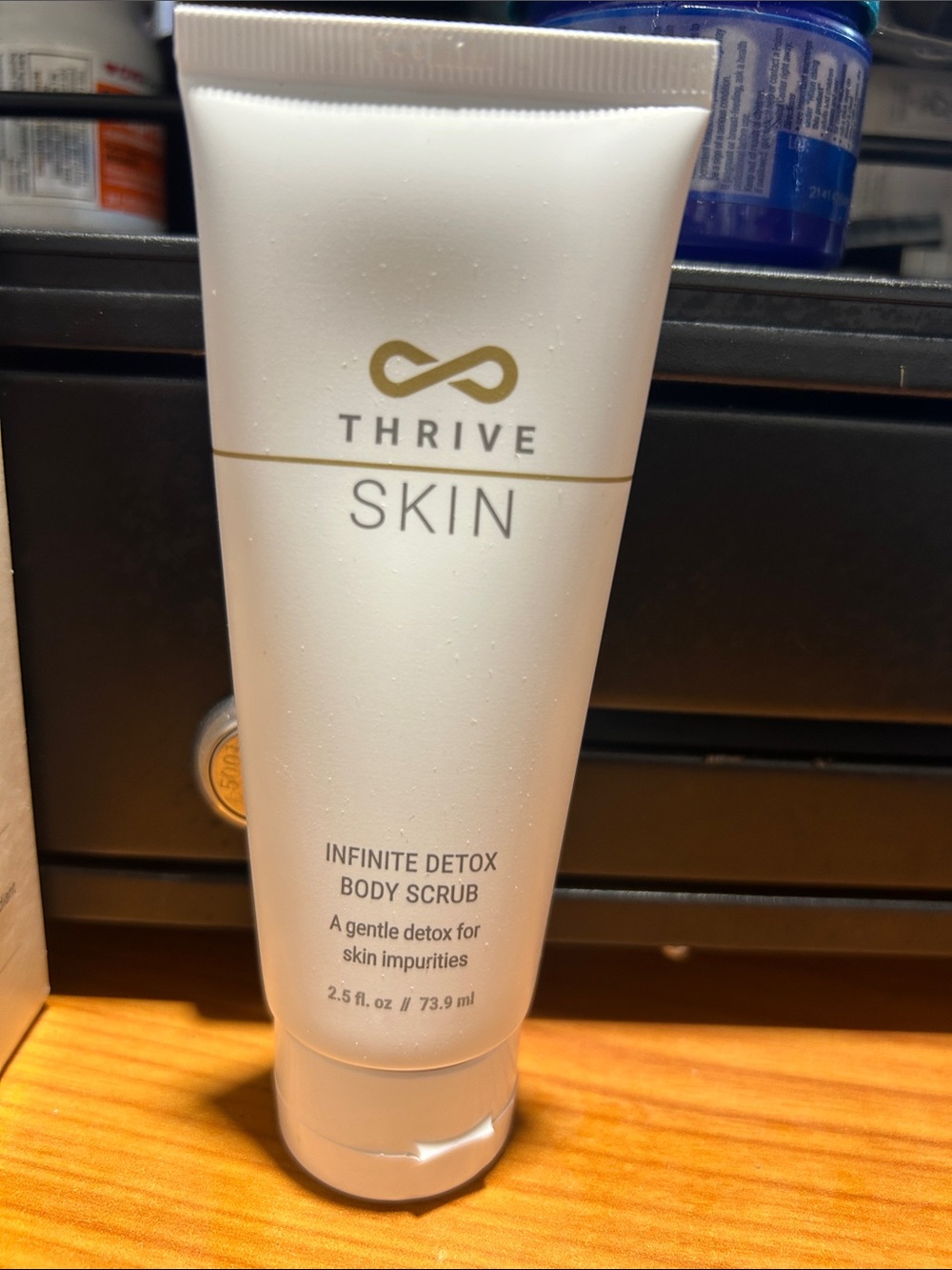 3-Pack Bundle - Thrive Skin Infinite Detox Body Scrub - White with Gold Accent